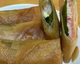 おつまみにも！えびと大葉のチーズ春巻き作り方8写真