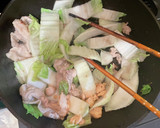 餡たっぷり！白菜と豚肉の中華丼作り方4写真