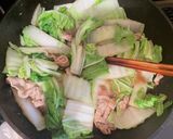 餡たっぷり!白菜と豚肉の中華丼作り方6写真