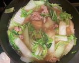 餡たっぷり!白菜と豚肉の中華丼作り方7写真