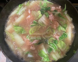餡たっぷり！白菜と豚肉の中華丼作り方8写真
