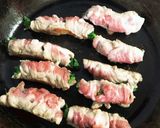 肉巻きカブの葉 柚子胡椒味作り方3写真
