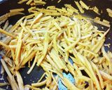 きんぴらレンコン。作り方5写真