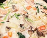 米粉で作る鮭クリームシチュー作り方7写真