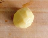 じゃがいもときな粉生地のパンケーキ作り方1写真