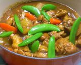 コトコトと♪大根と鶏手羽のカレー作り方5写真