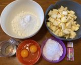 混ぜるだけ！りんごケーキ！作り方1写真
