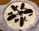 オレオでバスクチーズケーキ！作り方3写真