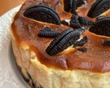 オレオでバスクチーズケーキ！作り方5写真