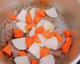 舞茸と圧力鍋、超柔らか肉のビーフシチュー作り方3写真