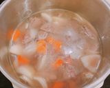 舞茸と圧力鍋、超柔らか肉のビーフシチュー作り方4写真