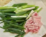 九条ネギの豚汁・カレー風味作り方1写真
