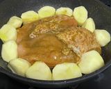 今夜の夕飯🧡鶏胸肉のカレーオレンジソテー作り方3写真
