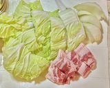 チーズ風味・白菜の豚汁作り方1写真