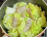 チーズ風味・白菜の豚汁作り方3写真