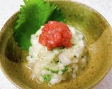 さっぱり梅肉のせ♪大根おろしの煎り酒和え作り方4写真