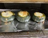 ミニかぼちゃカップでチーズ焼き作り方4写真