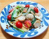 シーフードミックスと里芋のクリームパスタ作り方8写真