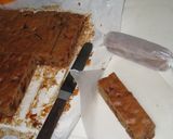 キャラメル風味のチョコケーキ･バー作り方17写真