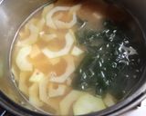 青パパイヤのお味噌汁作り方3写真