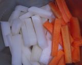 圧力鍋で大根と豚ロースの煮物作り方2写真