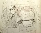 ハロウィンのWeb職TV安倍さん♪作り方1写真