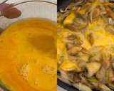 １０分！コスパ最強♪舞茸とちくわの卵とじ作り方4写真