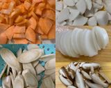 生姜でポカポカ♪れんこん鶏団子味噌汁作り方2写真