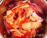 ビーツのポタージュ　簡単スープ　美肌にも作り方7写真