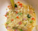 いもキッシュ　野菜たっぷり　卵2個作り方3写真