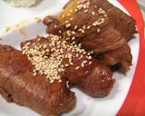 長芋の牛肉巻き作り方5写真