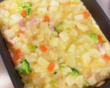 いもキッシュ　野菜たっぷり　卵2個作り方4写真