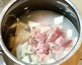 豚肉とトマトのほっこり豆乳お味噌汁作り方3写真