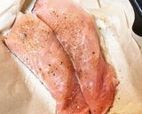 茶色いおかず☆鮭のにんにくバター醤油焼き作り方1写真