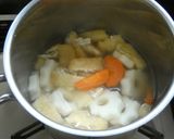 ちくわぶと油揚げのみそ汁作り方2写真