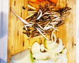 牛細切れですき焼きうどん作り方1写真