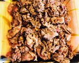 牛細切れですき焼きうどん作り方2写真