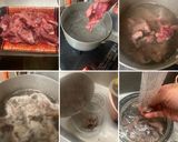 生アキレス腱と　牛すじ肉で　おでん牛筋串作り方16写真