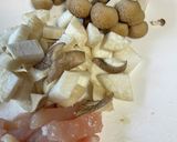 かぼちゃの器グラタン作り方3写真