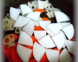 米粉団子入りお味噌汁作り方3写真