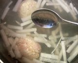 あったかフワフワ肉団子スープ♪作り方6写真
