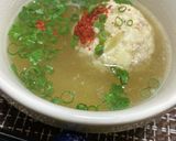 あったかフワフワ肉団子スープ♪作り方8写真
