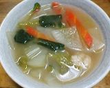 レンチン簡単！カブを菜まで丸ごと味噌汁作り方5写真