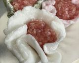 米粉の皮でもっちもち！小籠包風蒸団子作り方6写真