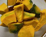 昔ながらのかぼちゃのいとこ煮　冬至★小鉢作り方1写真