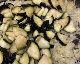 爽やか〜　鯖缶　なす　トマトソースパスタ作り方2写真