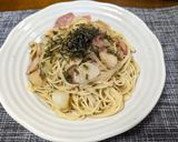 プチプチ食感が美味しい♡紫蘇の実パスタ作り方8写真