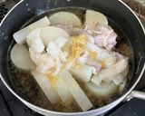 姜葱醬で簡単！イカと大根の旨煮♬作り方4写真