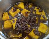 昔ながらのかぼちゃのいとこ煮　冬至★小鉢作り方5写真