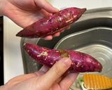 さつまいもケーキ★ホケミと炊飯器で簡単♪作り方1写真